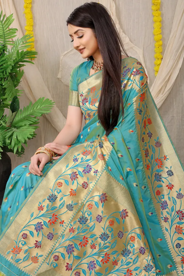 GREEN_ZARI_WORK_PATOLA_SILK_SAREE